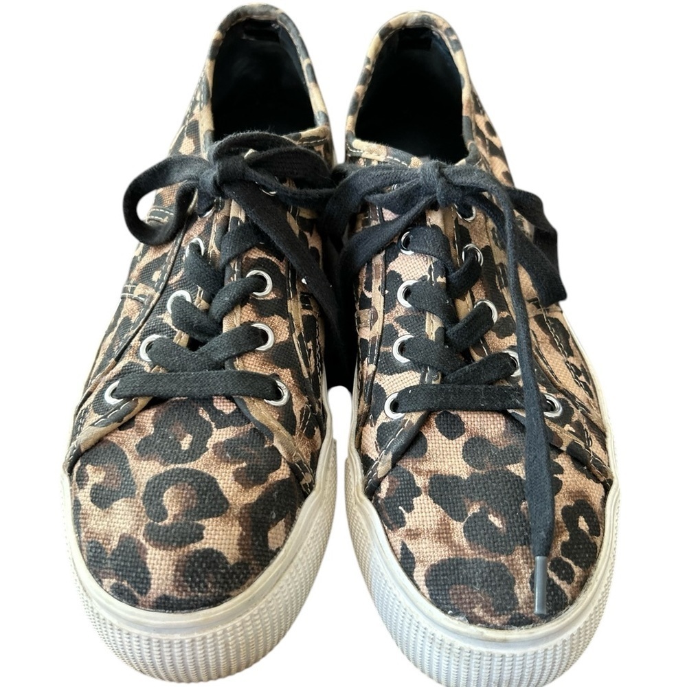 Steve Madden Emmi Women's Leopard Print Platform Sneakers Multicolor size 7